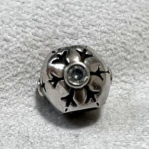 Authentic Retired Pandora Snowflake Charm